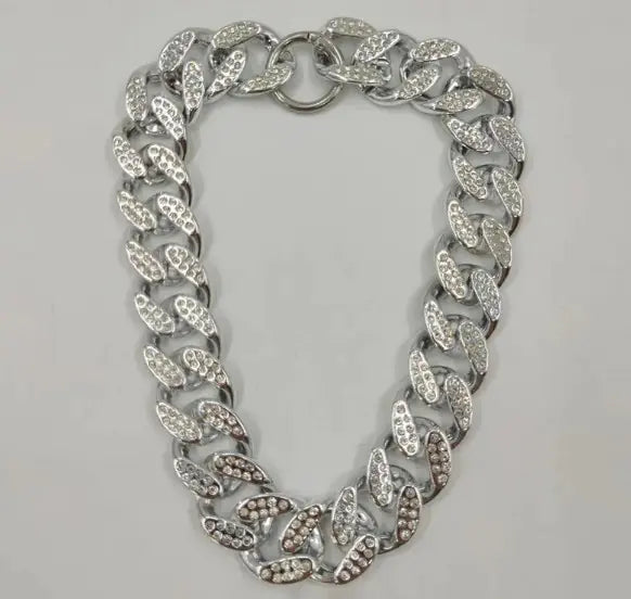 Rhinestone Dog Necklace